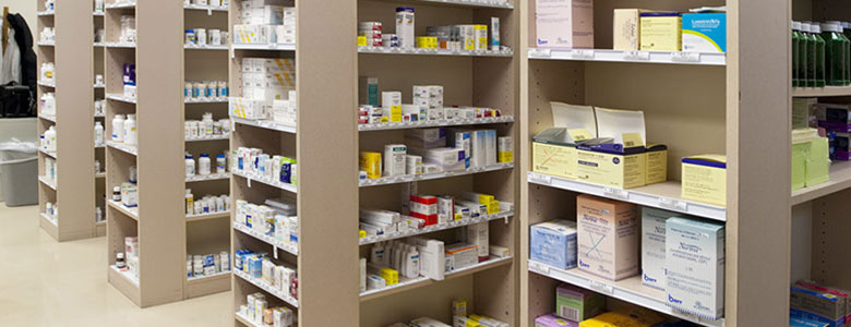 Pharmacy shelves discount